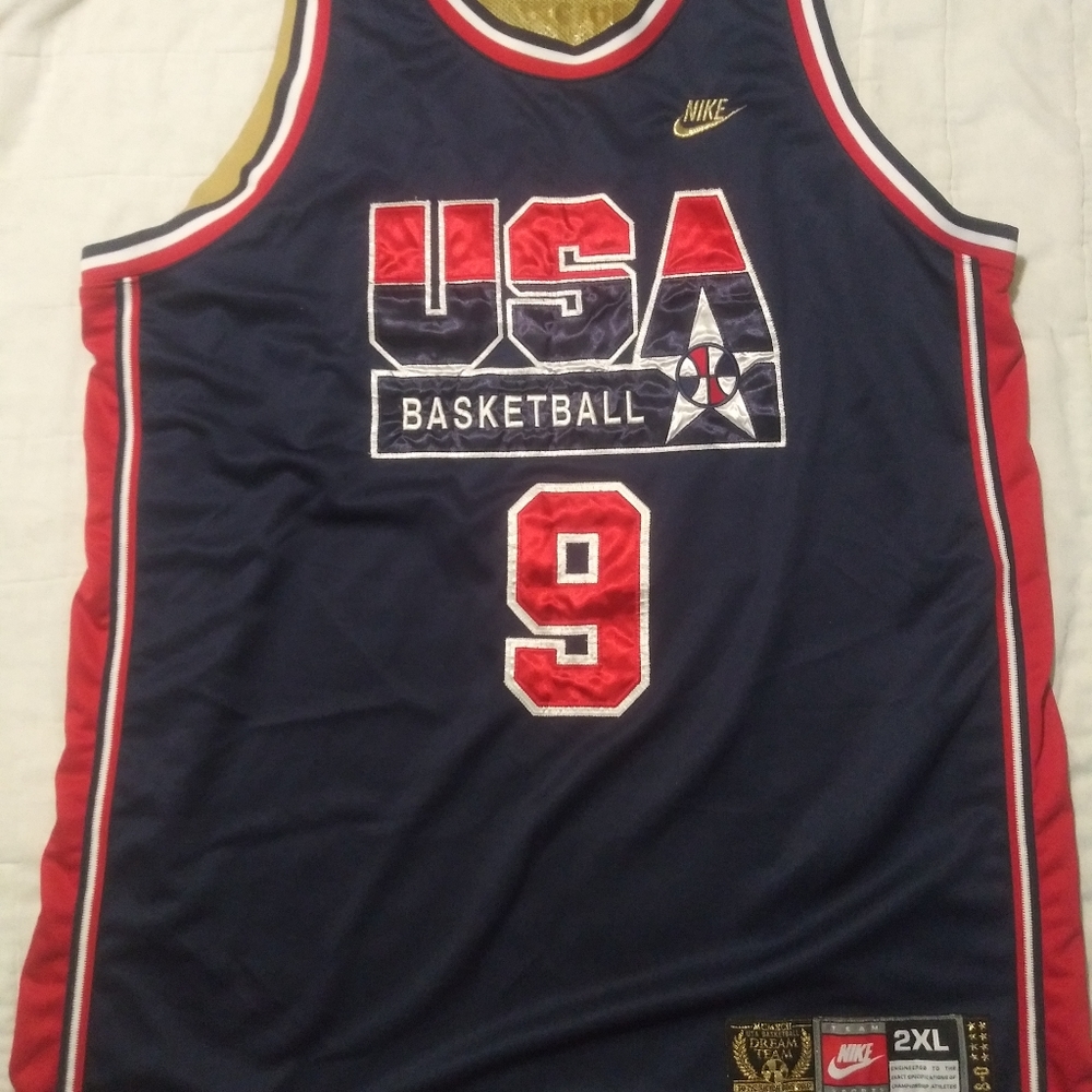 Michael Jordan 1992 Nike Olympic Dream Team Hand Sewn- Stitched jersey.